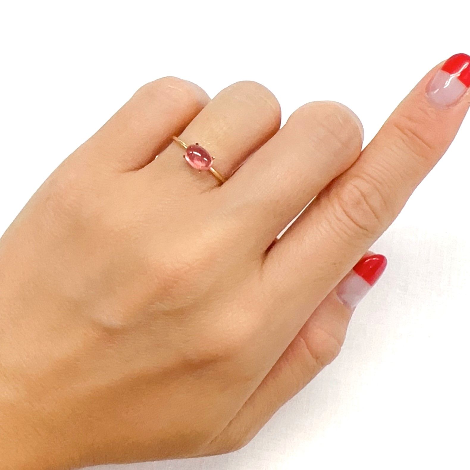 ロードクロサイト アメリカ・コロラド州・デトロイトシティ鉱山産 1.34ct[230923417]7.1x5mm前後