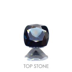 インディゴライト(宝石名ブルー・トルマリン) ブラジル産 0.929ct ソ付(彩珠)[21049462]6×6mm前後