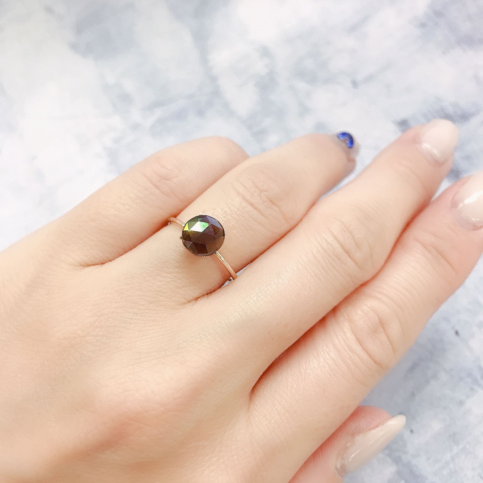 み*る様 レインボーガーネット 奈良県天川村産 宝石カットルース 奈良県天川村産レインボーガーネット（アンドラダイトガーネット