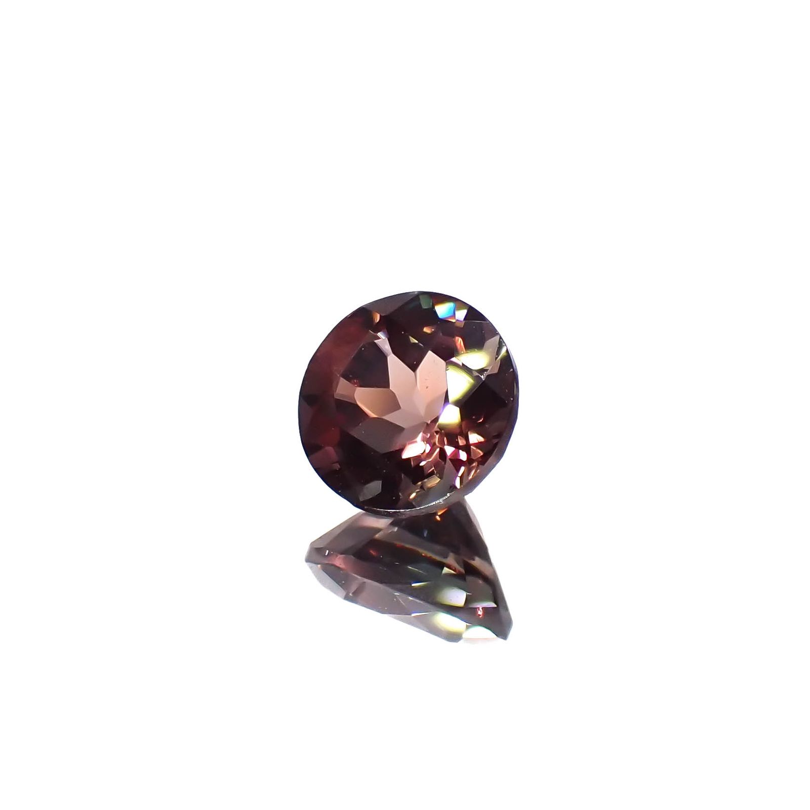 バイカラーアンデシン モンゴル産 0.85ct[230421490]6x6mm前後