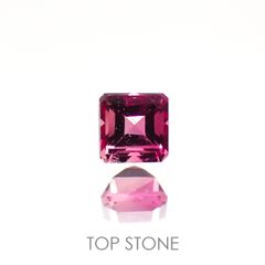 レッドベリル(宝石名レッド・ベリル) アメリカ・ユタ州産 0.123ct ソ付(彩珠)[210712049]2.8×2.7mm前後