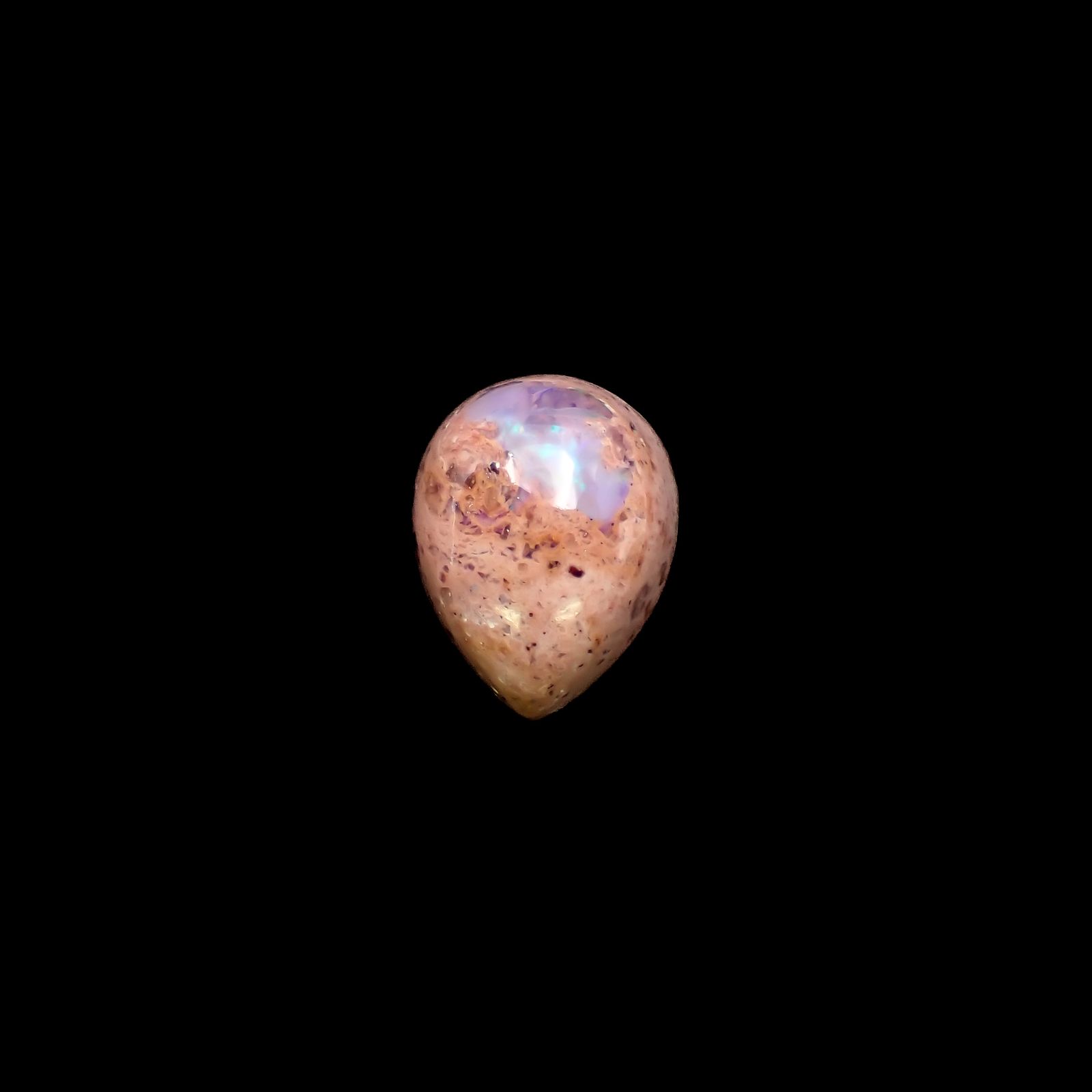 カンテラオパール メキシコ産 6.73ct[231224624]14.3x10.8mm前後