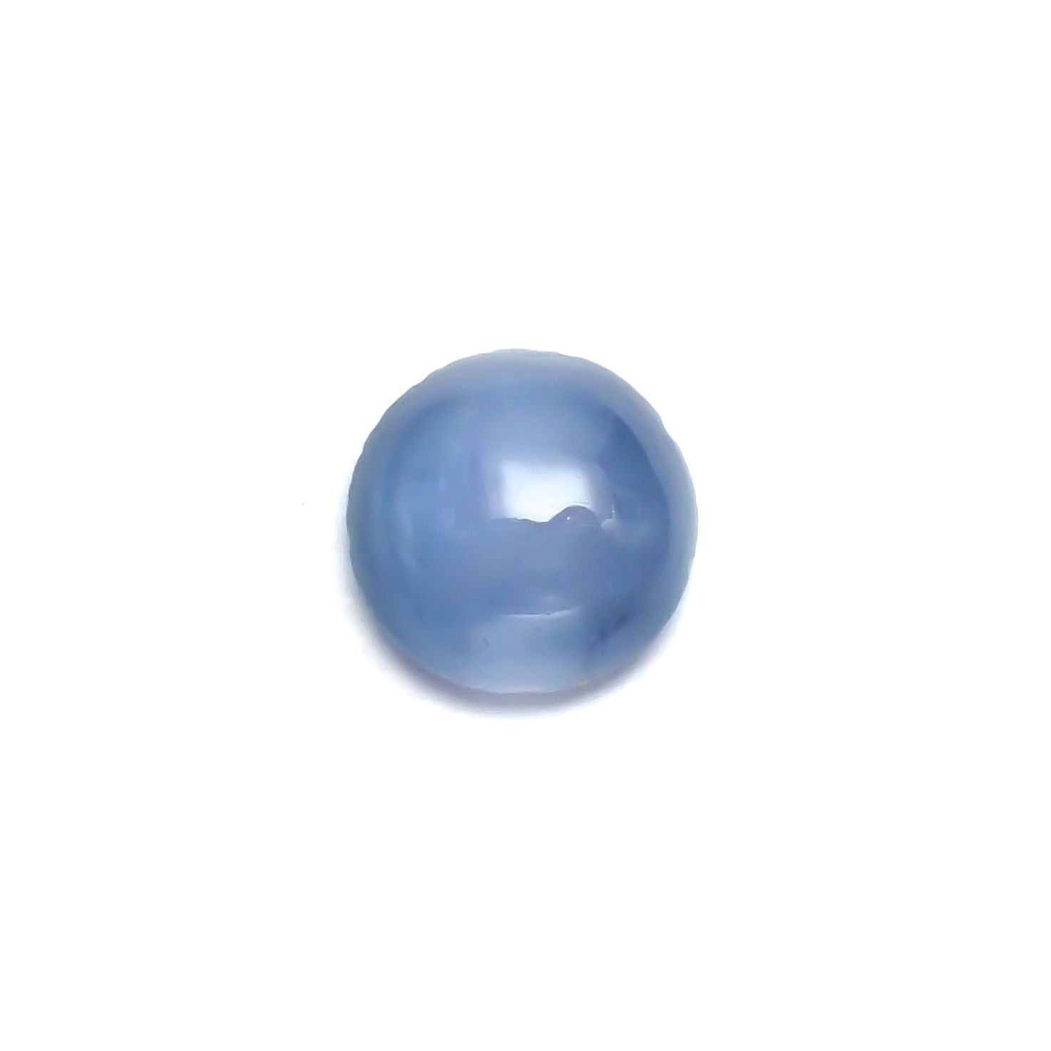 アパタイトキャッツアイ(宝石名ブルー アパタイト・キャッツアイ)マダガスカル産 1.310ct ソ付(彩珠)[231023941]7.3x7.2mm前後
