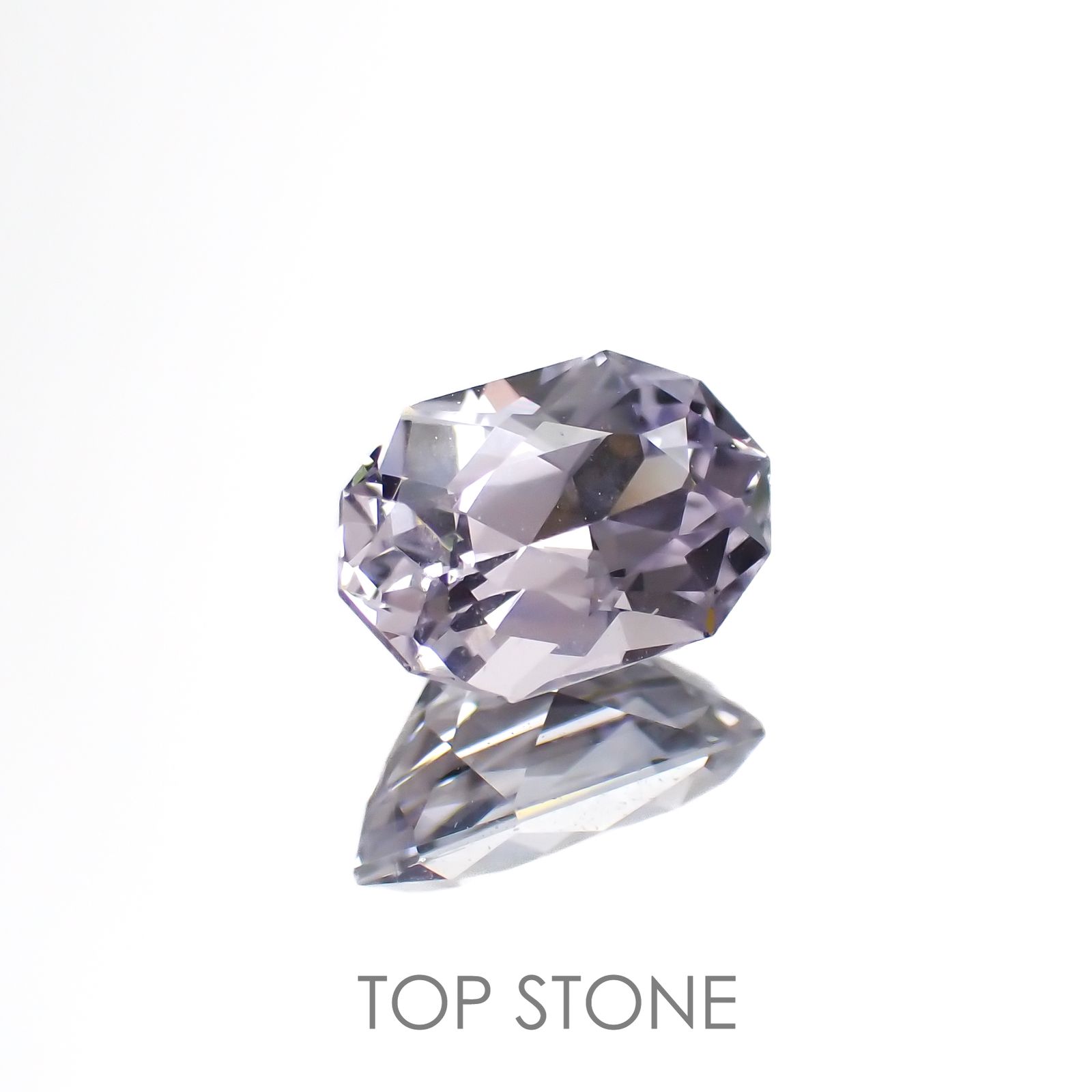 ◇カスタムカット◇アイスラベンダーサファイア(宝石名サファイア)スリランカ/マダガスカル産 1.20ct 識別済[220817478]7.7x5mm前後
