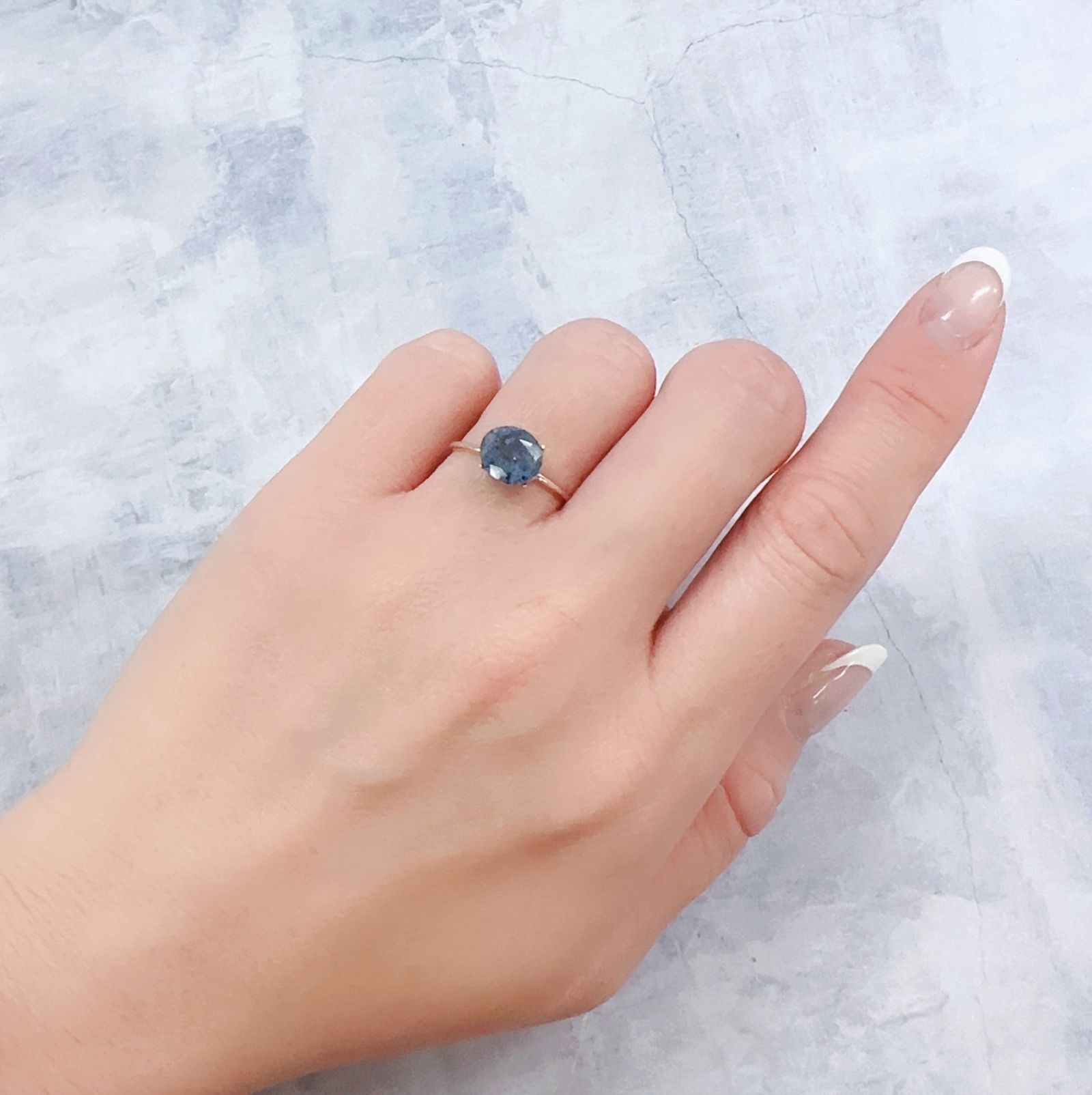 ラズライトインクォーツ アフガニスタン産 1.48ct[230119766]8x7.1mm前後