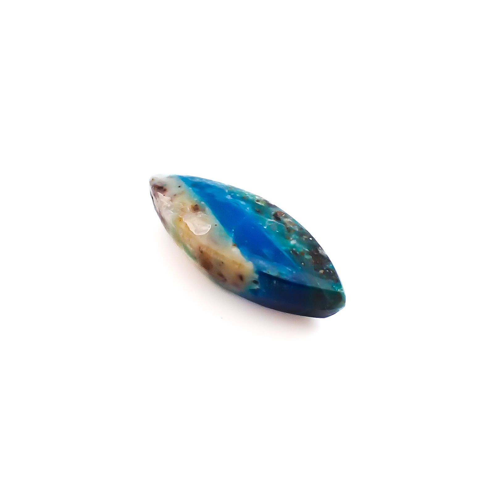 ブルーオパール ペルー産 3.53ct / 18.2x6.8mm前後 [260933092]