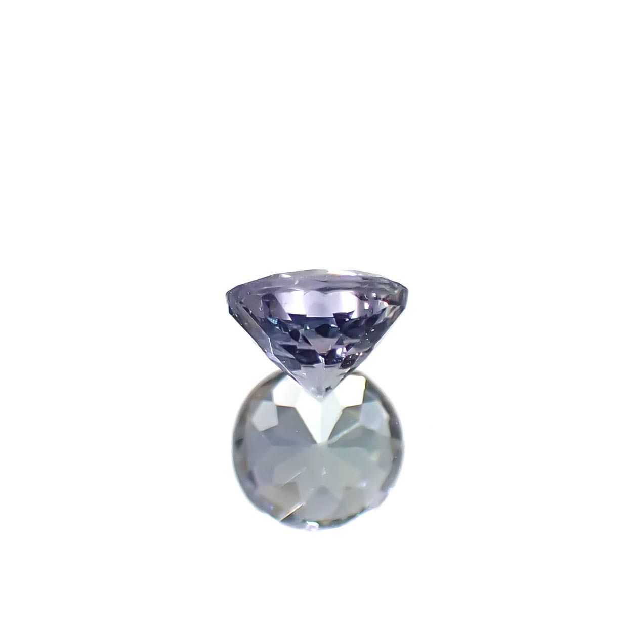 バイカラータンザナイト(宝石名ゾイサイト)タンザニア産 0.37ct 識別済[240828613]4.4x4.4mm前後