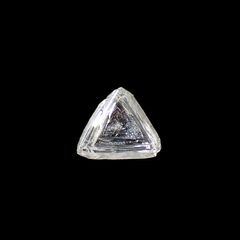 マクルダイヤモンド(宝石名ダイアモンド)カナダ産 原石 0.40ct 識別済[220115340]4.3x4.7mm前後