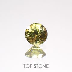 クリソベリル(宝石名クリソベリル)マダガスカル産 0.29ct 識別済[220114487]3.9x3.9mm前後