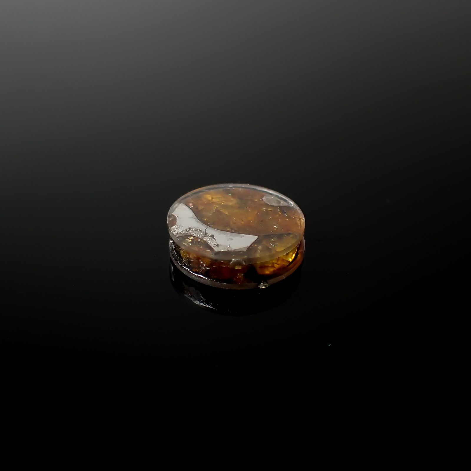 パラサイト隕石Sericho トリプレット 発見地:ケニア 4.99ct[240125723]12.1x12mm前後