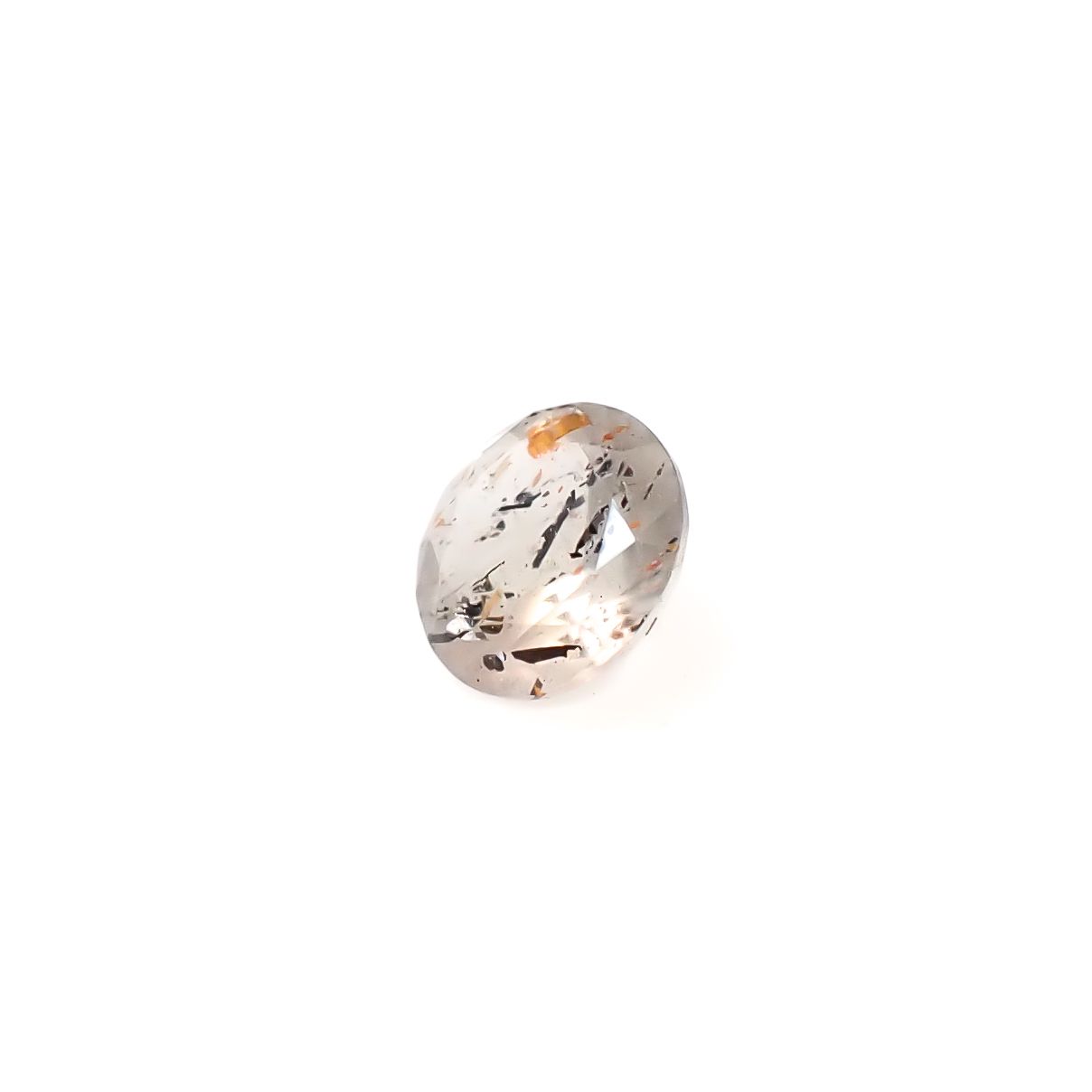 レインボーラティスサンストーン オーストラリア産 0.27ct [250229857]4.4x4.3mm前後