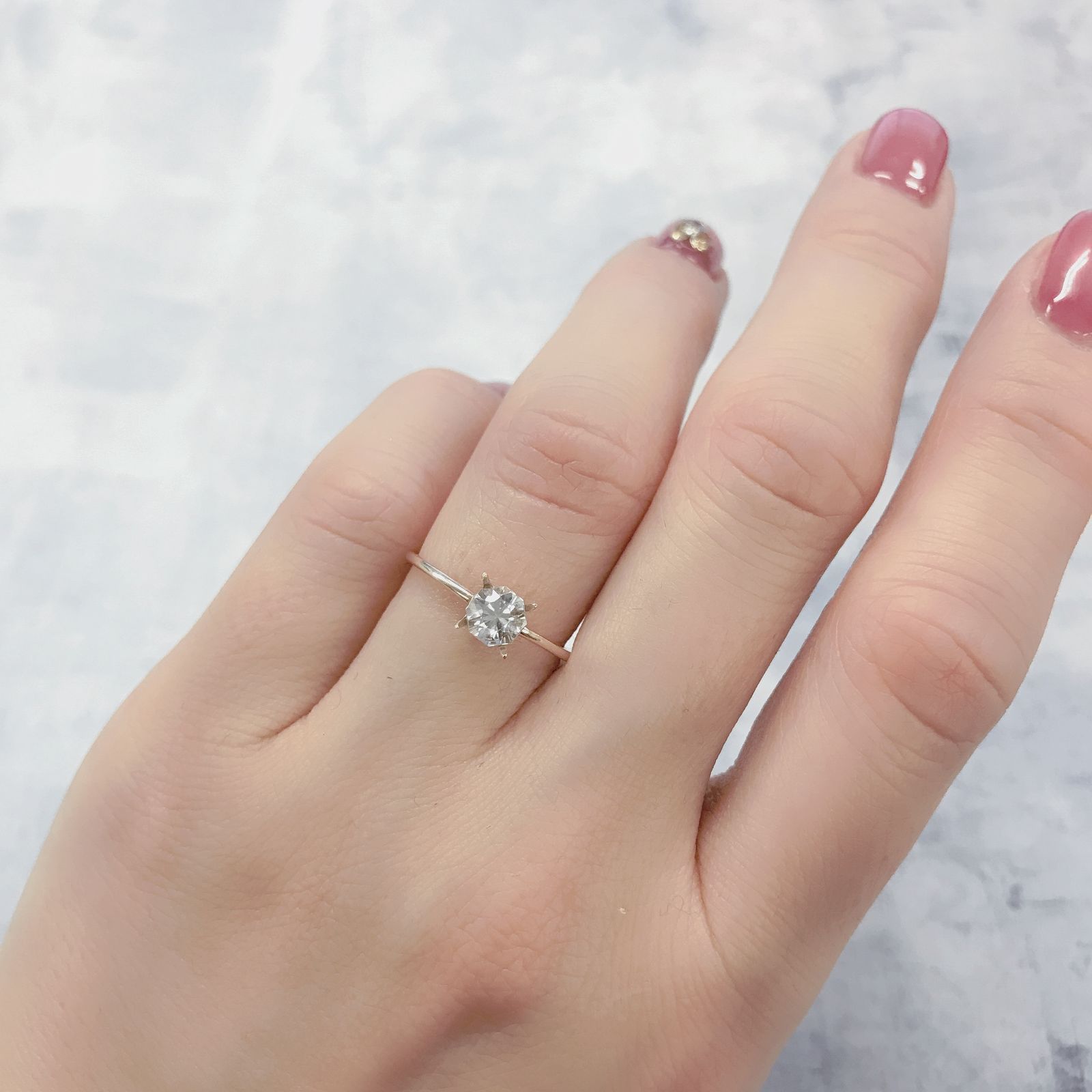 ◇オクタゴンカット◇カラーレスジルコン(宝石名ホワイト・ジルコン)スリランカ/カンボジア産 0.80ct 識別済[220114290]4.8x4.7mm前後