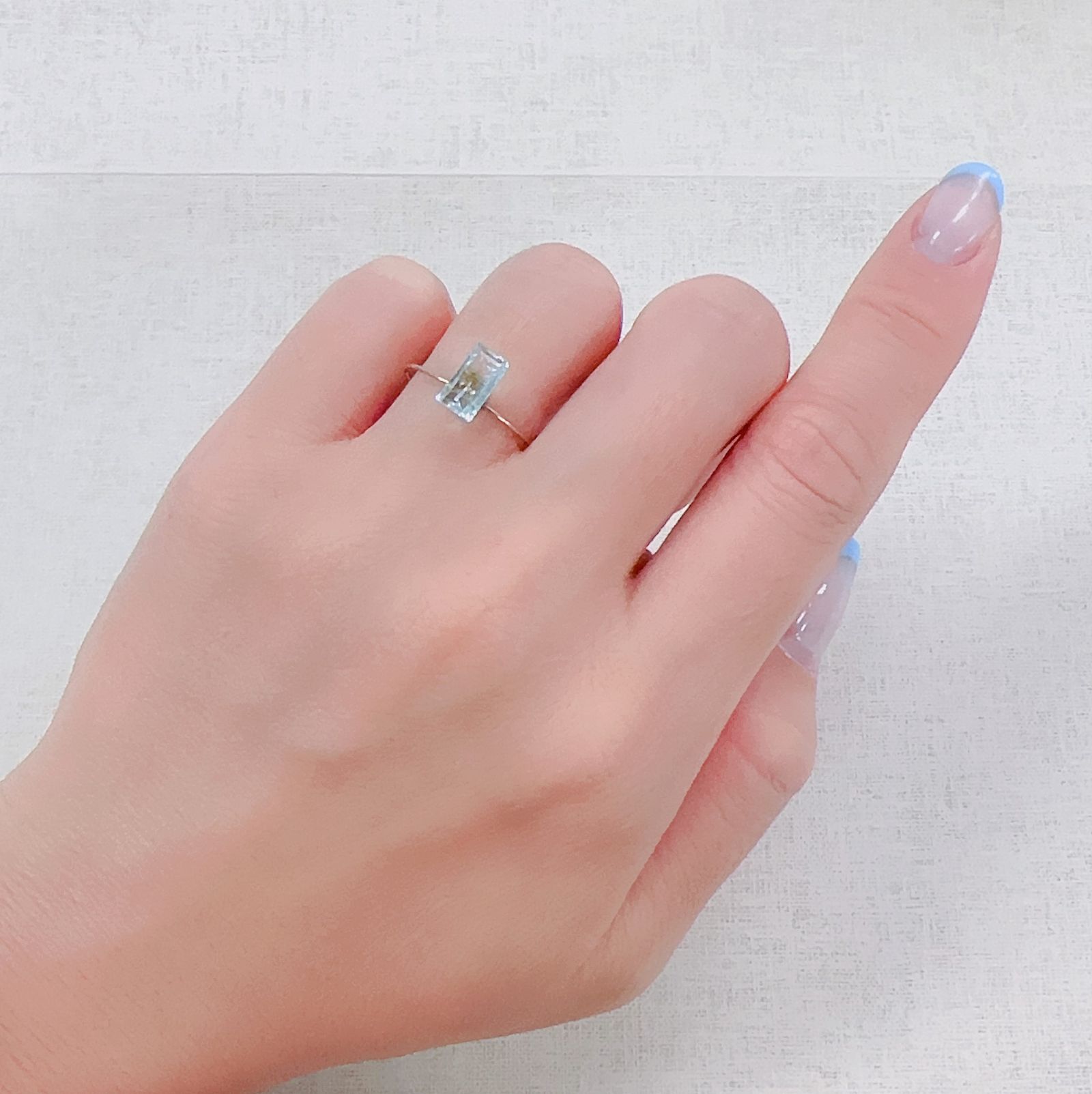 パライバトルマリン(宝石名トルマリン/別名パライバ・トルマリン)モザンビーク産 0.89ct 識別済[230522246]8.4x4.5mm前後