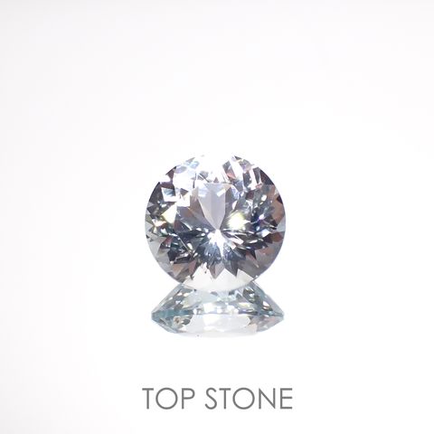 ブルートパーズ スリランカ産 3.81ct[221018563]9.8x9.7mm前後
