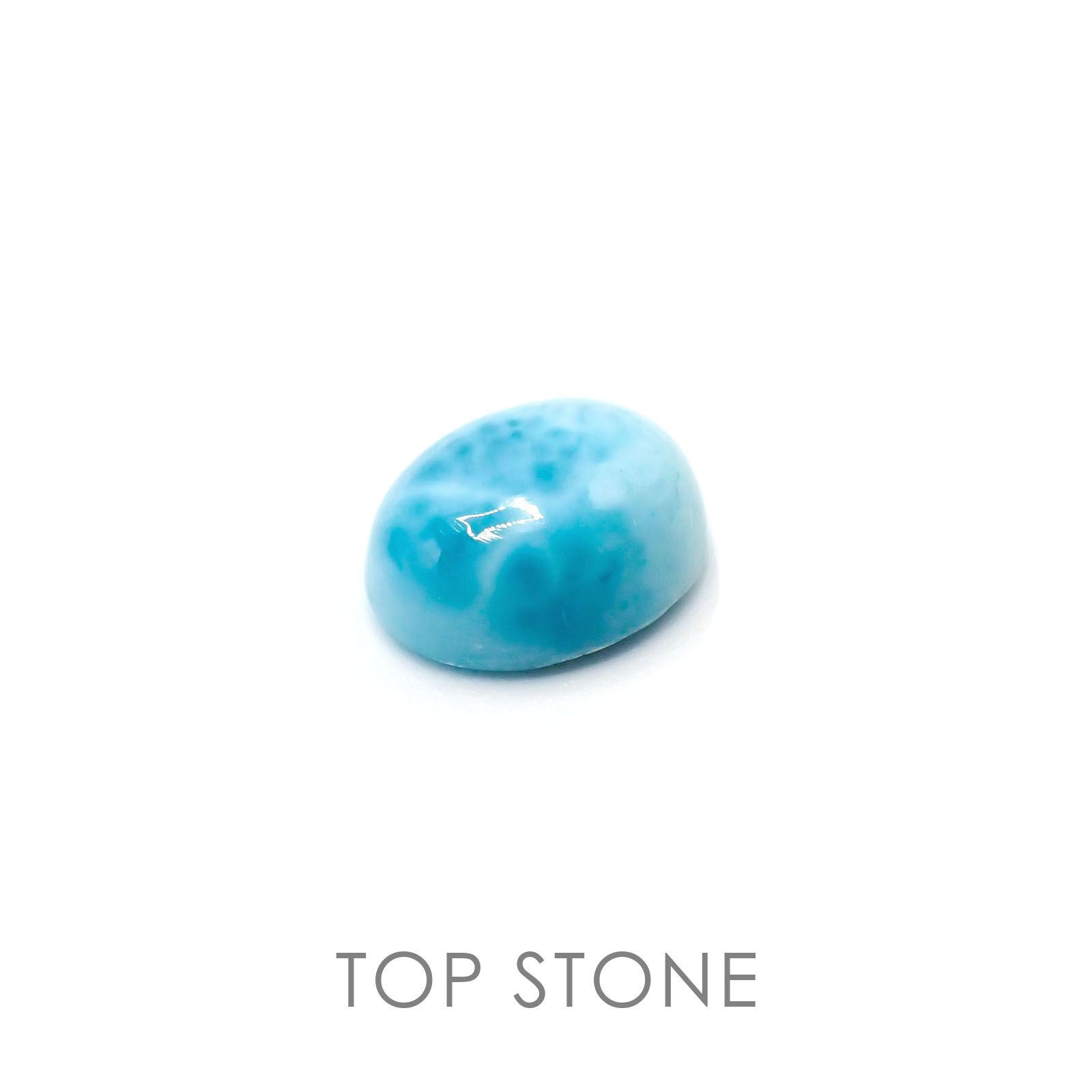 ラリマー ドミニカ共和国産 ルース 4.00ct[20085196]10.9×8.9mm前後