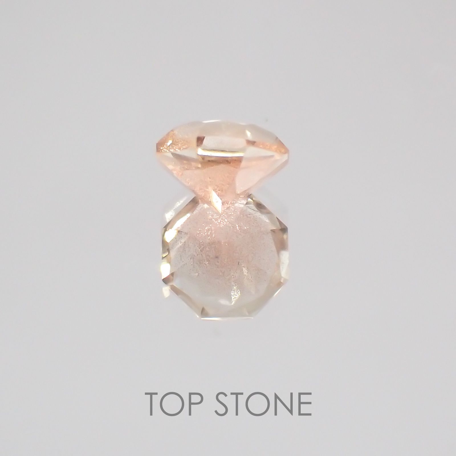 ◇オクタゴンカット◇オレゴンサンストーンSA  アメリカ産 ルース 0.49ct[210210041]5×5mm前後