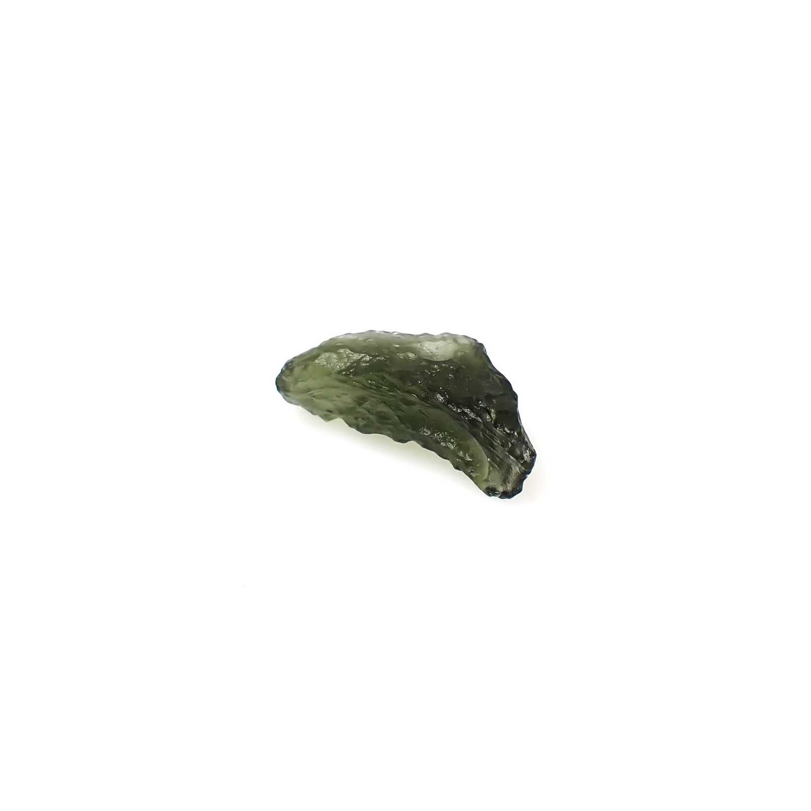 モルダバイト 原石 発見地：旧チェコスロバキア 5.45ct [241029294]19.8x8.6mm前後