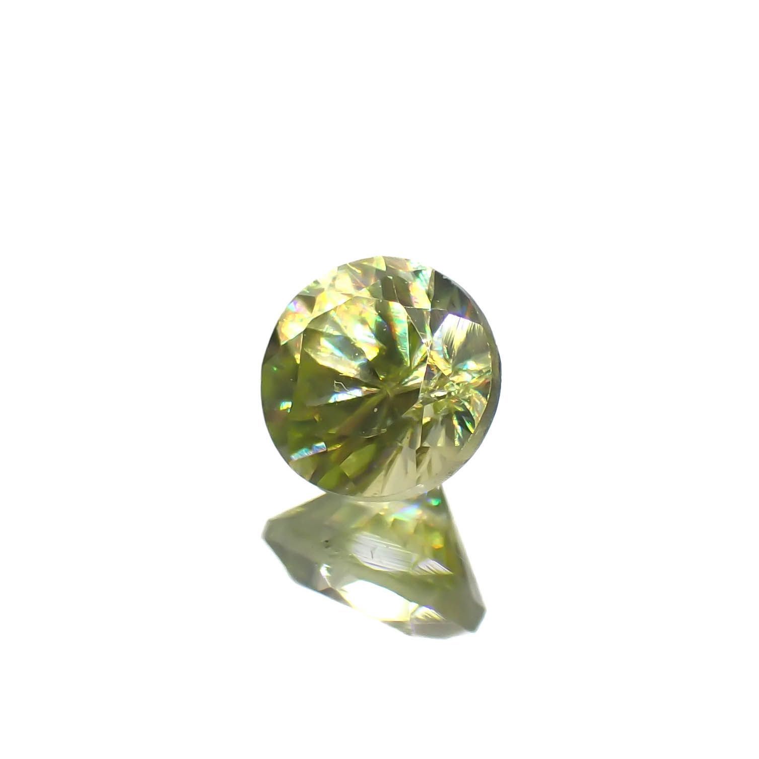スフェーン(宝石名スフェーン)マダガスカル産 0.34ct 識別済[221219478]4.1x4.1mm前後