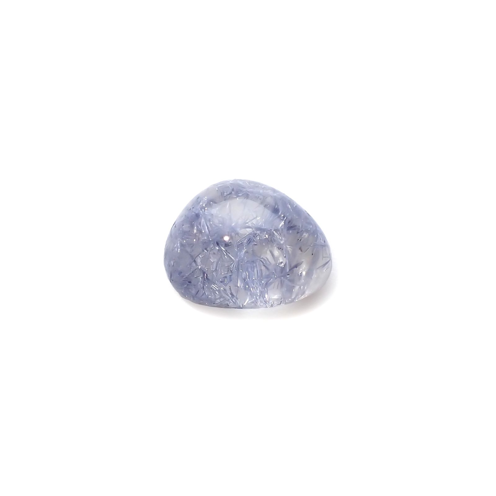 デュモルチェライトインクォーツ ブラジル産 5.01ct[230320888]9x11.9mm前後