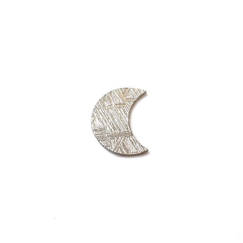 ◇カスタムカット・ムーン◇アルタイ隕石 発見地：中国 1.07ct [250129807]10x7.6mm前後