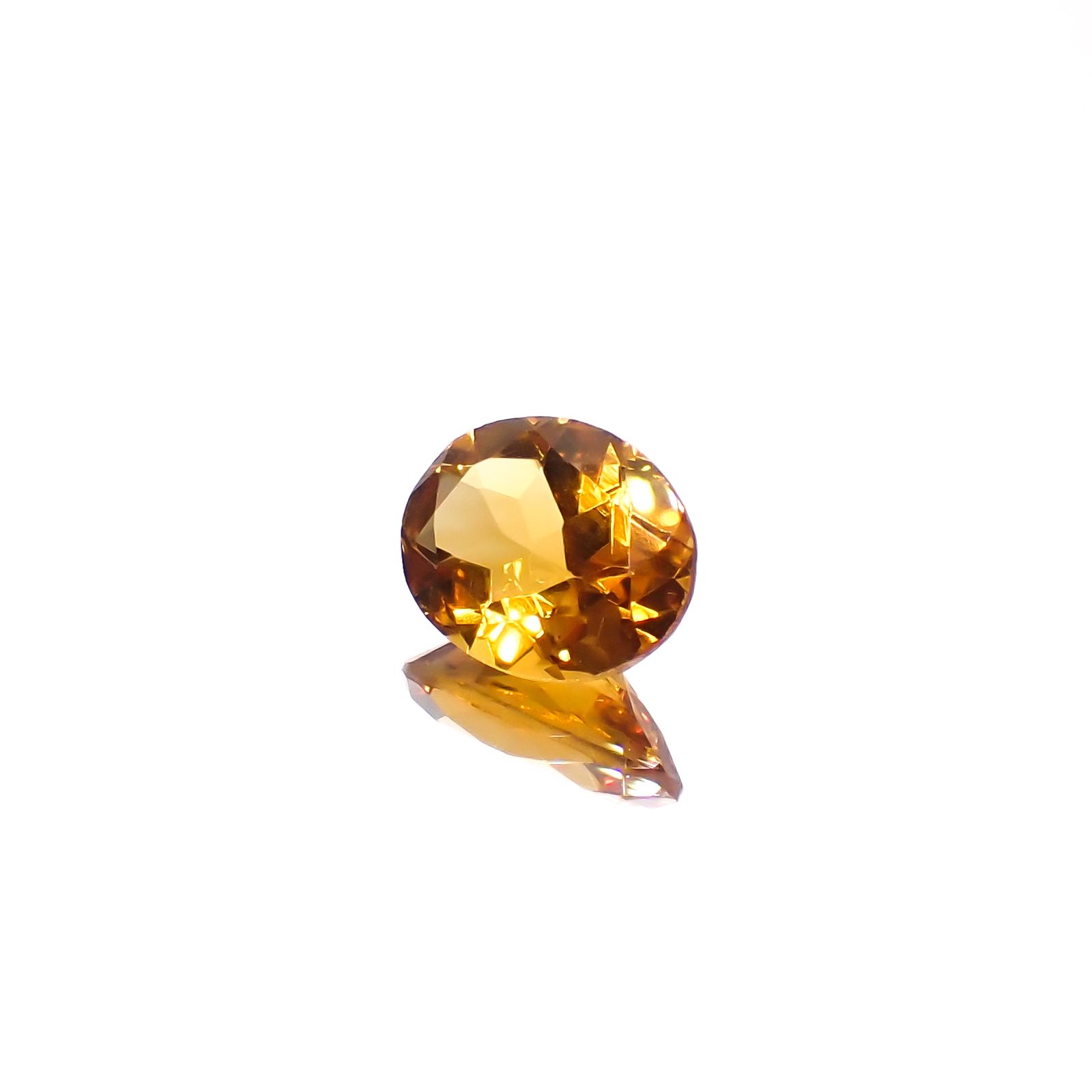 マデイラシトリン ブラジル・ミナスジェライス州産 2.05ct[240427128]9.9x7.9mm前後