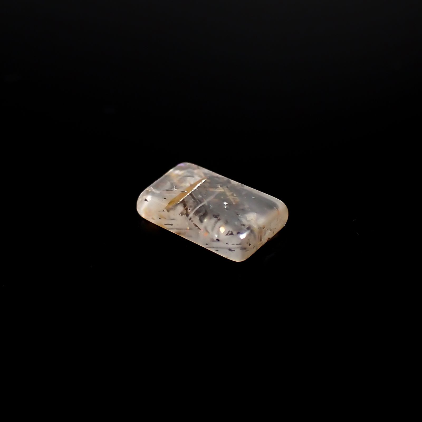 レインボーラティスサンストーン オーストラリア産 1.00ct[240326530]8.6x5.2mm前後