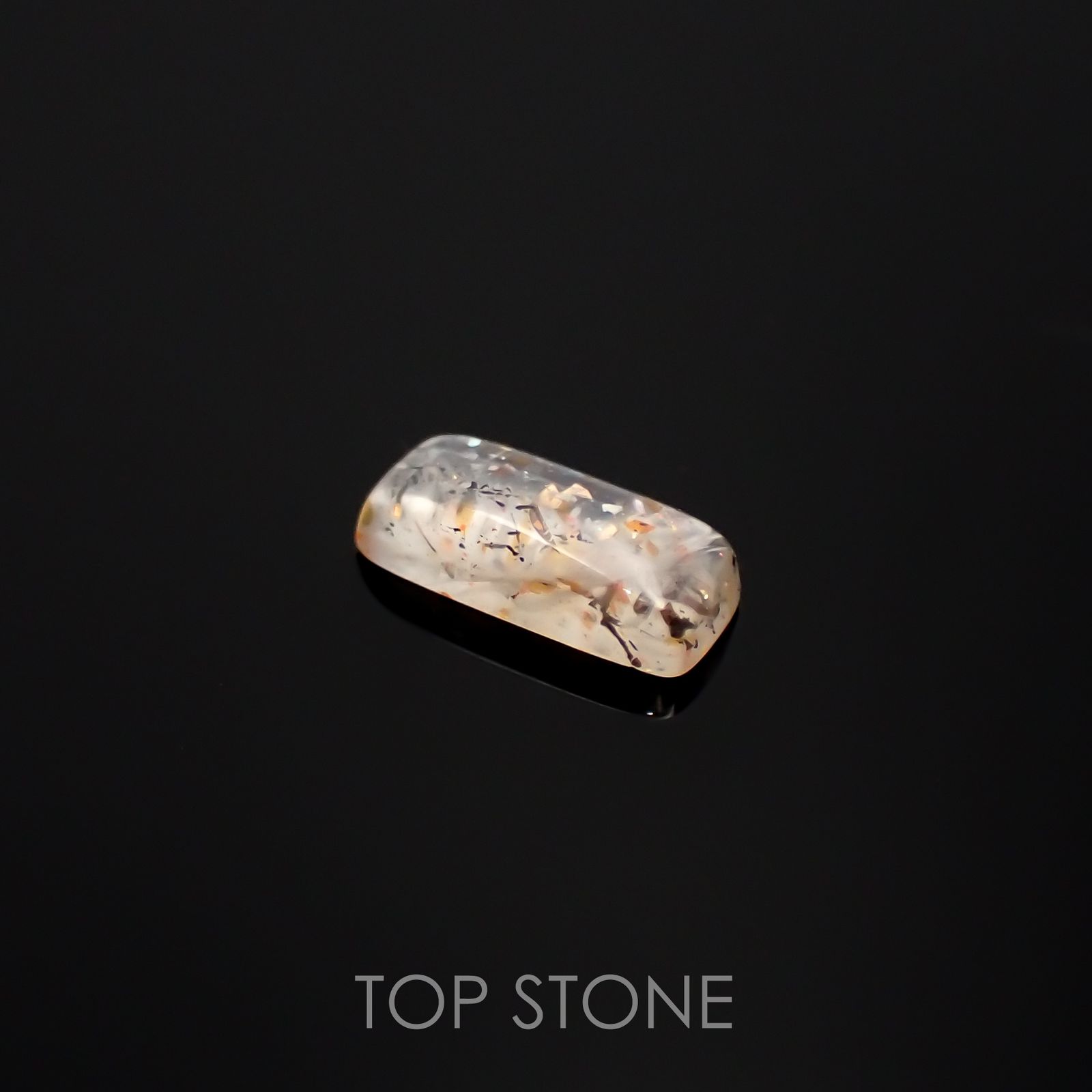 レインボーラティスサンストーン オーストラリア産 0.49ct[230220746]7.5x3.4mm前後