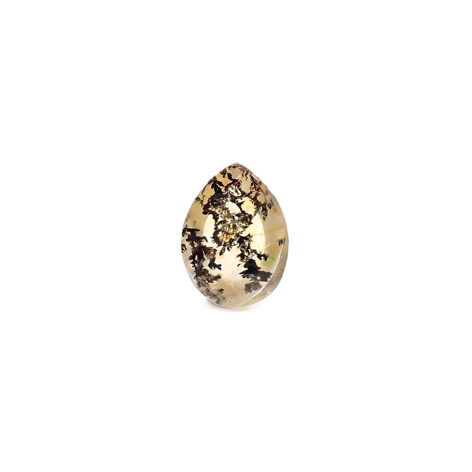 デンドリチッククォーツ ブラジル産 3.89ct / 13.2x9.9mm前後 [260832744]