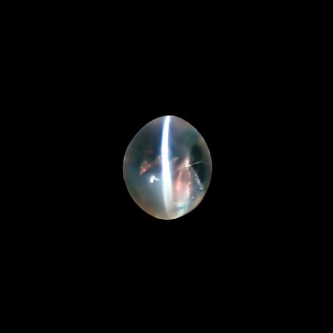 アレキサンドライトキャッツアイ(宝石名アレキサンドライト/キャッツアイ)ブラジル産 1.11ct GIA鑑付[230522279]6.01x5.14mm前後