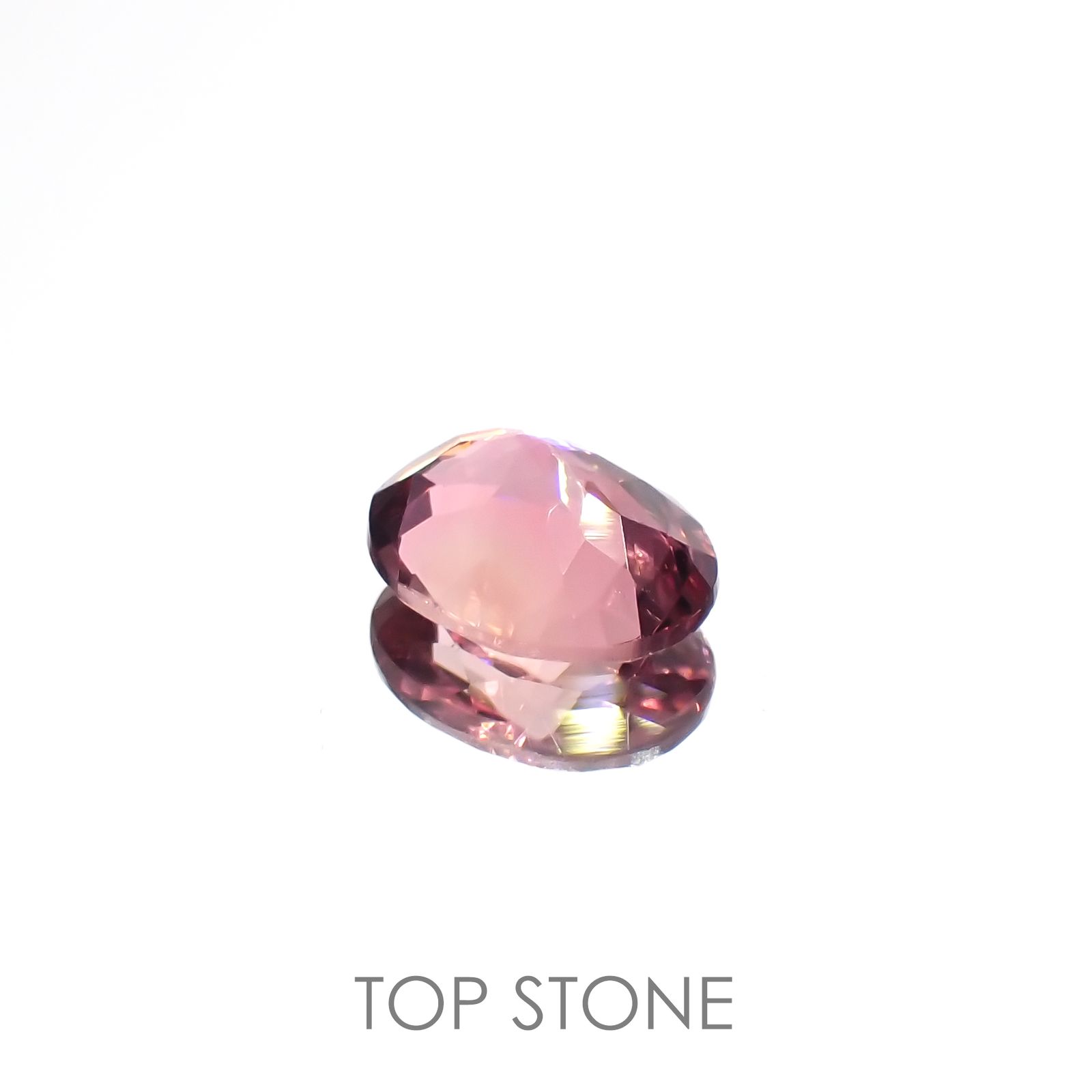 ピンクトルマリン(宝石名トルマリン)コンゴ民主共和国産 1.72ct 識別済[230320845]8.9x6.9mm前後