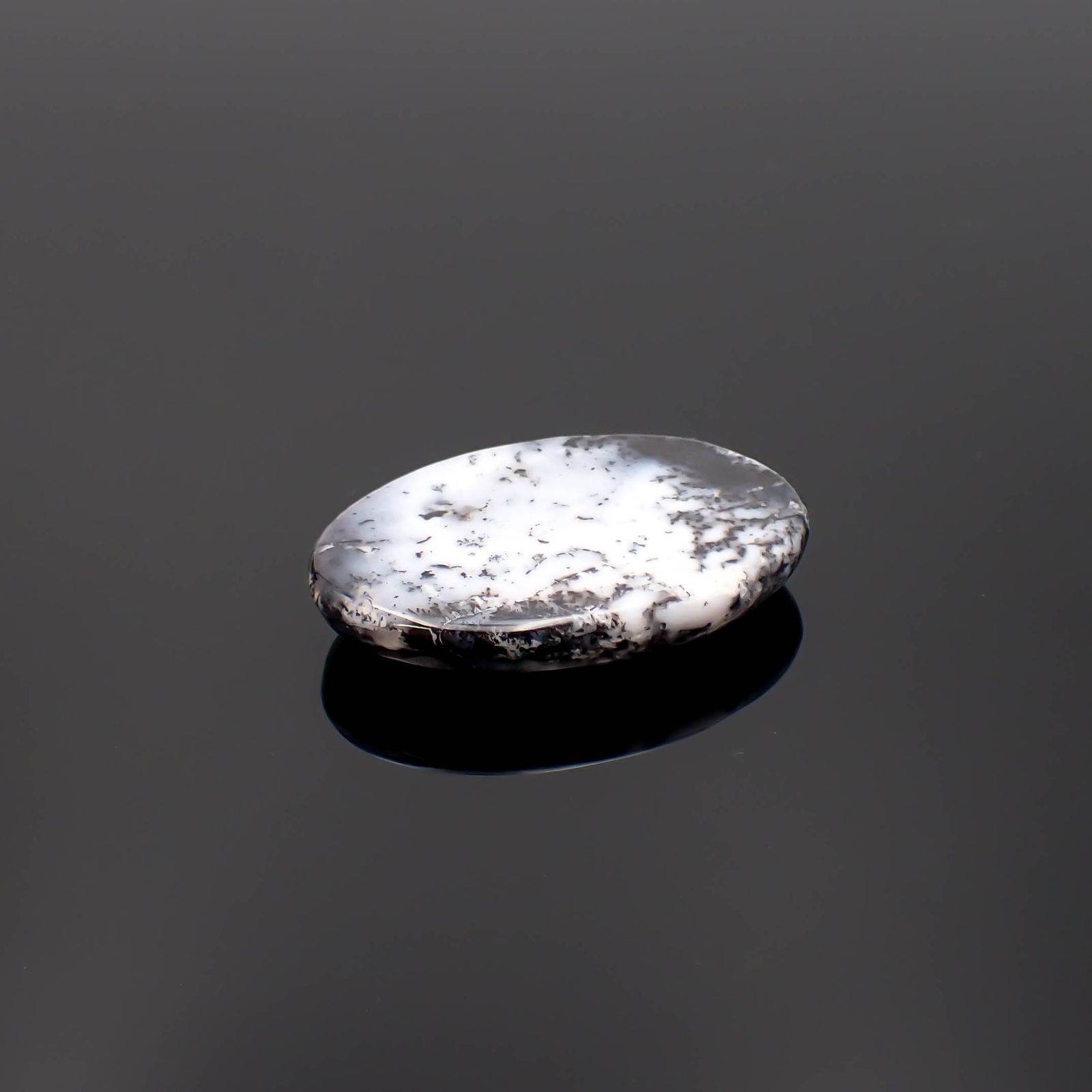 デンドリチックオパール ブラジル産 48.91ct[230722768]37.1x23.4mm前後