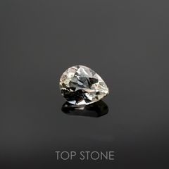 リューコガーネット(宝石名ホワイト グロッシュラー・ガーネット) ビルマ産 0.31ct 識別済[210711729]4.7×3.7mm前後