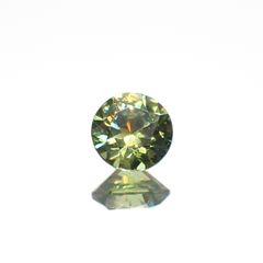 デマントイドガーネット(宝石名ガーネット)ロシア産 0.33ct 識別済[230421606]4.1x4.1mm前後
