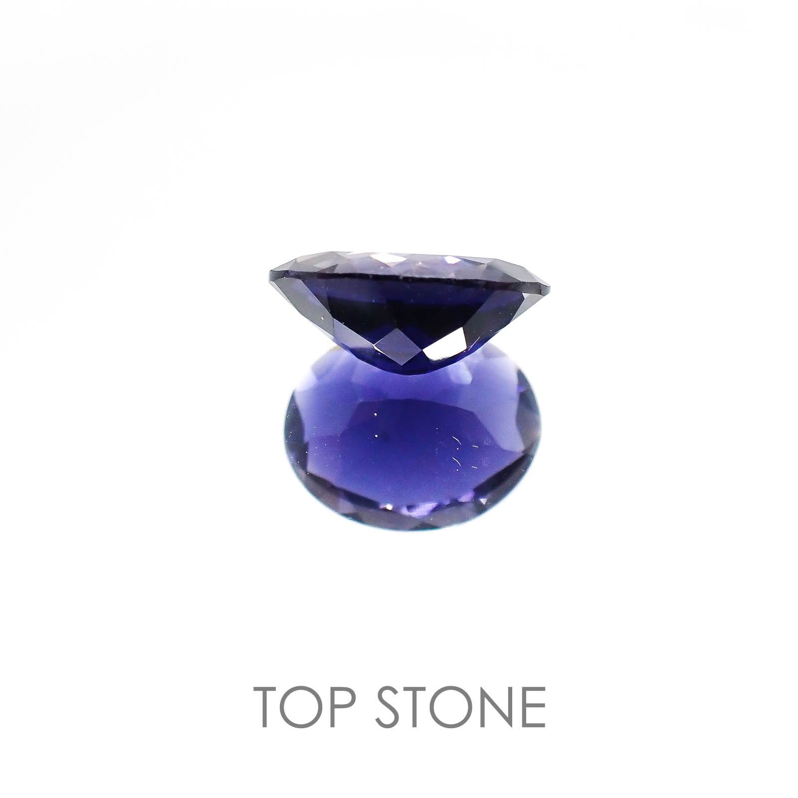 アイオライト(宝石名アイオライト)タンザニア産 3.09ct 識別済[220817258]12x9.9mm前後