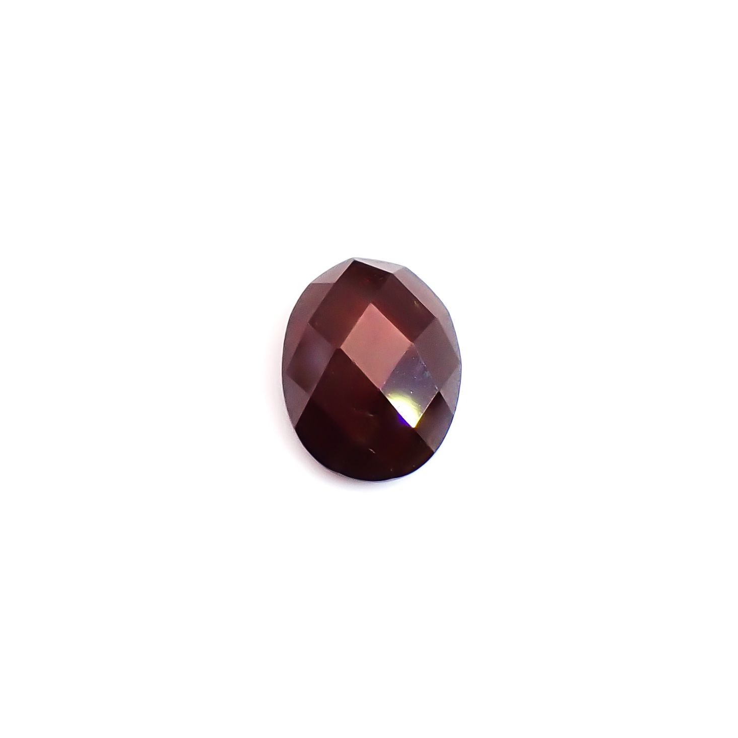 ◇チェッカーカット◇レインボーガーネット 日本・奈良県産 2.44ct / 9.7x7.3mm前後 [260932918]