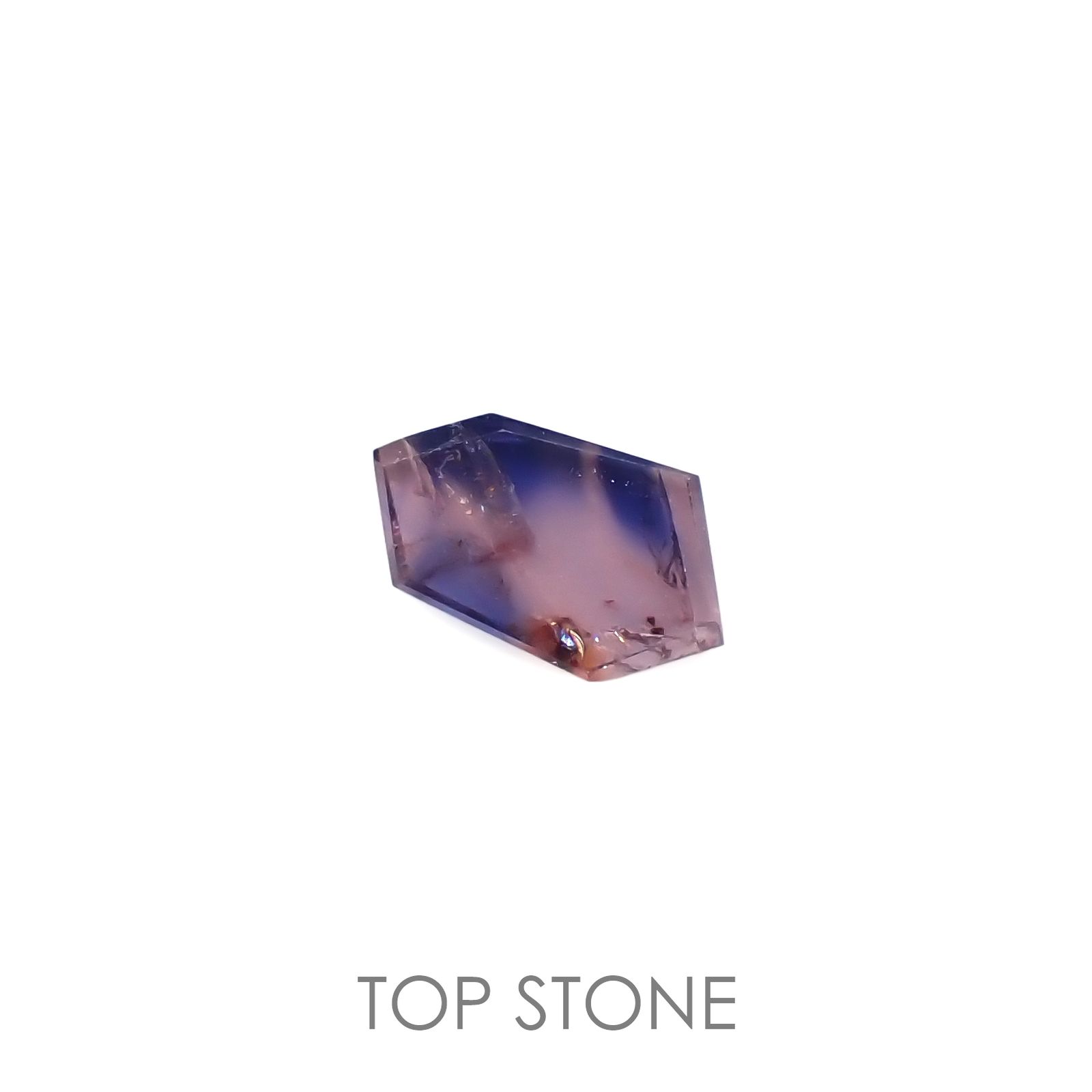 ◇カスタムカット◇ウィンザーサファイア(宝石名サファイア)タンザニア・ウィンザー産 1.02ct 識別済[220515945]8.4x5.1mm前後