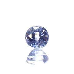 アイスブルーサファイア(宝石名サファイア)スリランカ/マダガスカル産 0.31ct 識別済[230722700]3.7x3.7mm前後