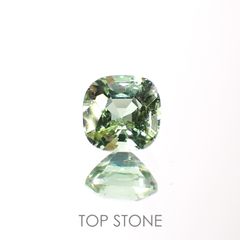 ミントトルマリン(宝石名グリーン・トルマリン) アフガニスタン産 0.51ct 識別済[211013622]4.7×4.7mm前後