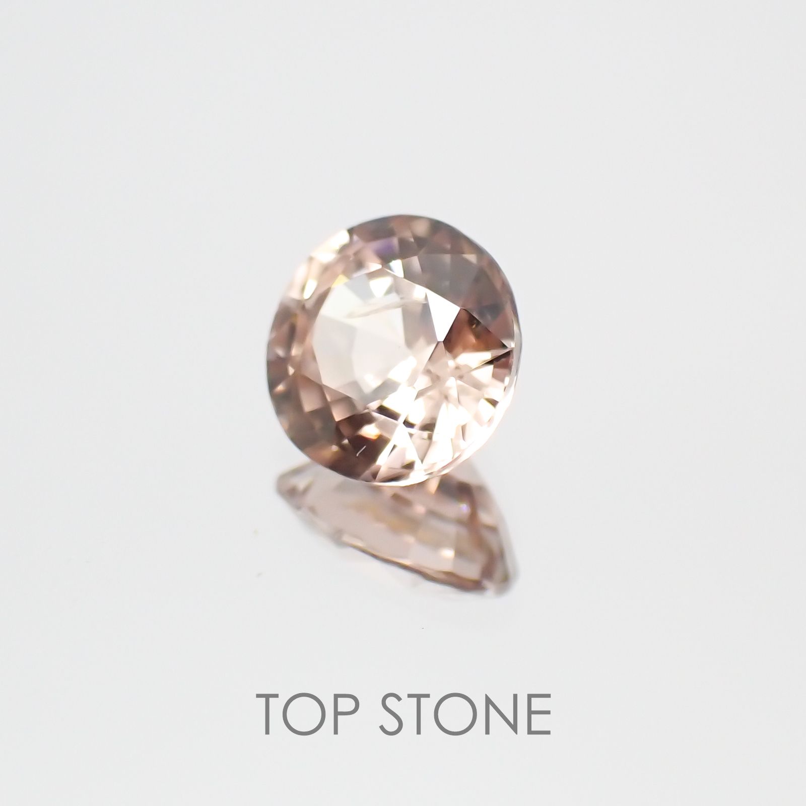 オレンジジルコン スリランカ,カンボジア産 ルース 1.13ct[20118049]6×6.1mm前後