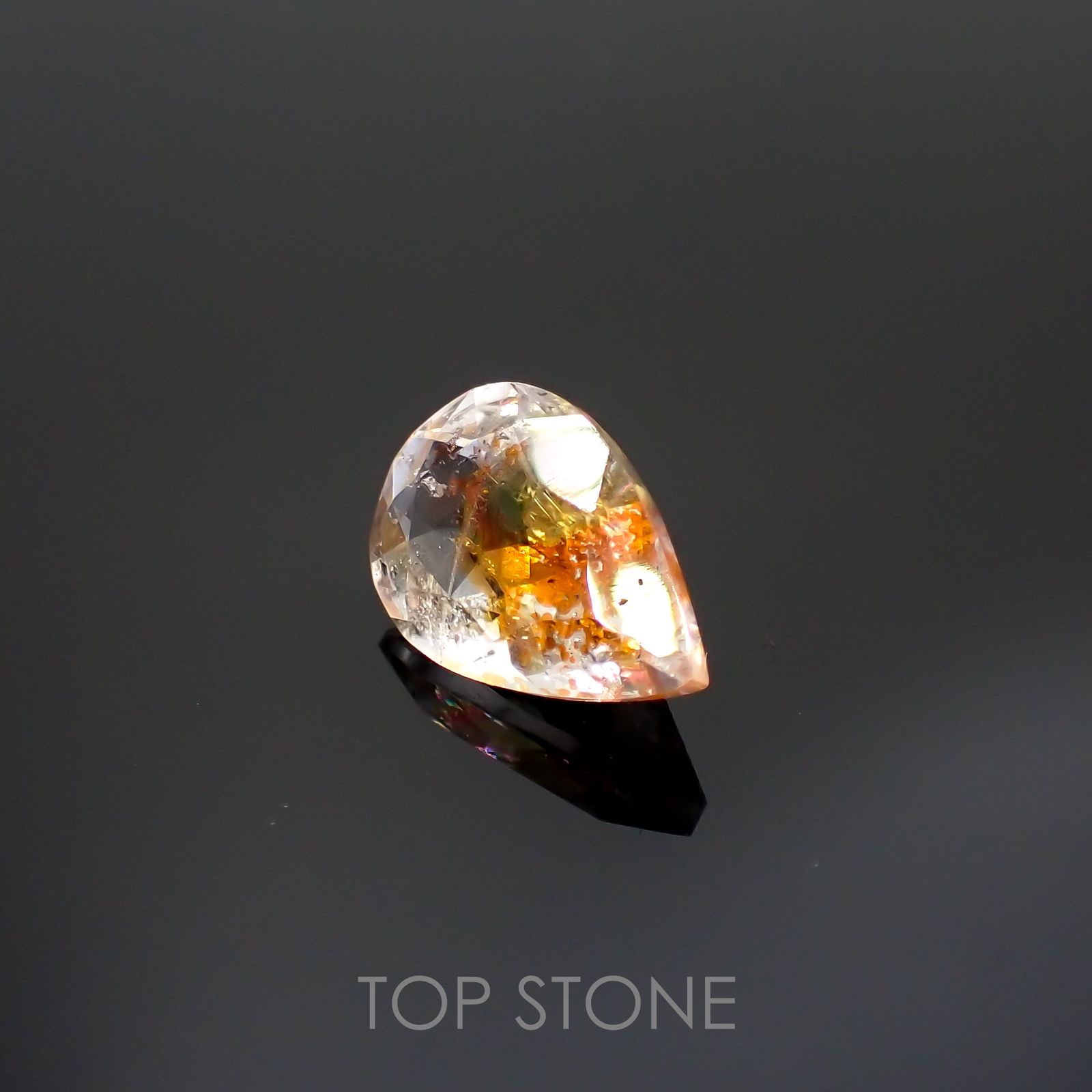 オーロラクォーツ ブラジル・ミナスジェライス産 1.89ct[220114367]10.8x7.2mm前後