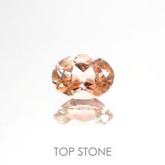 オレゴンサンストーン(宝石名ラブラドライト) アメリカ・オレゴン州産 0.89ct 識別済[21018887]7.4×5.4mm前後