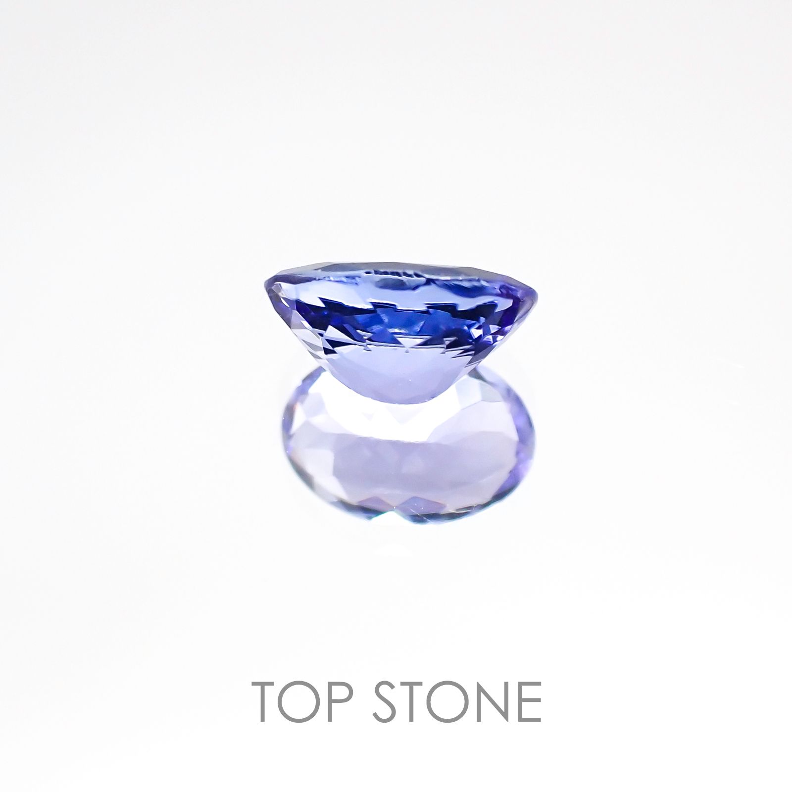 タンザナイト(ゾイサイト) タンザニア産 ルース 0.71ct[20117196]6.9×4.7mm前後