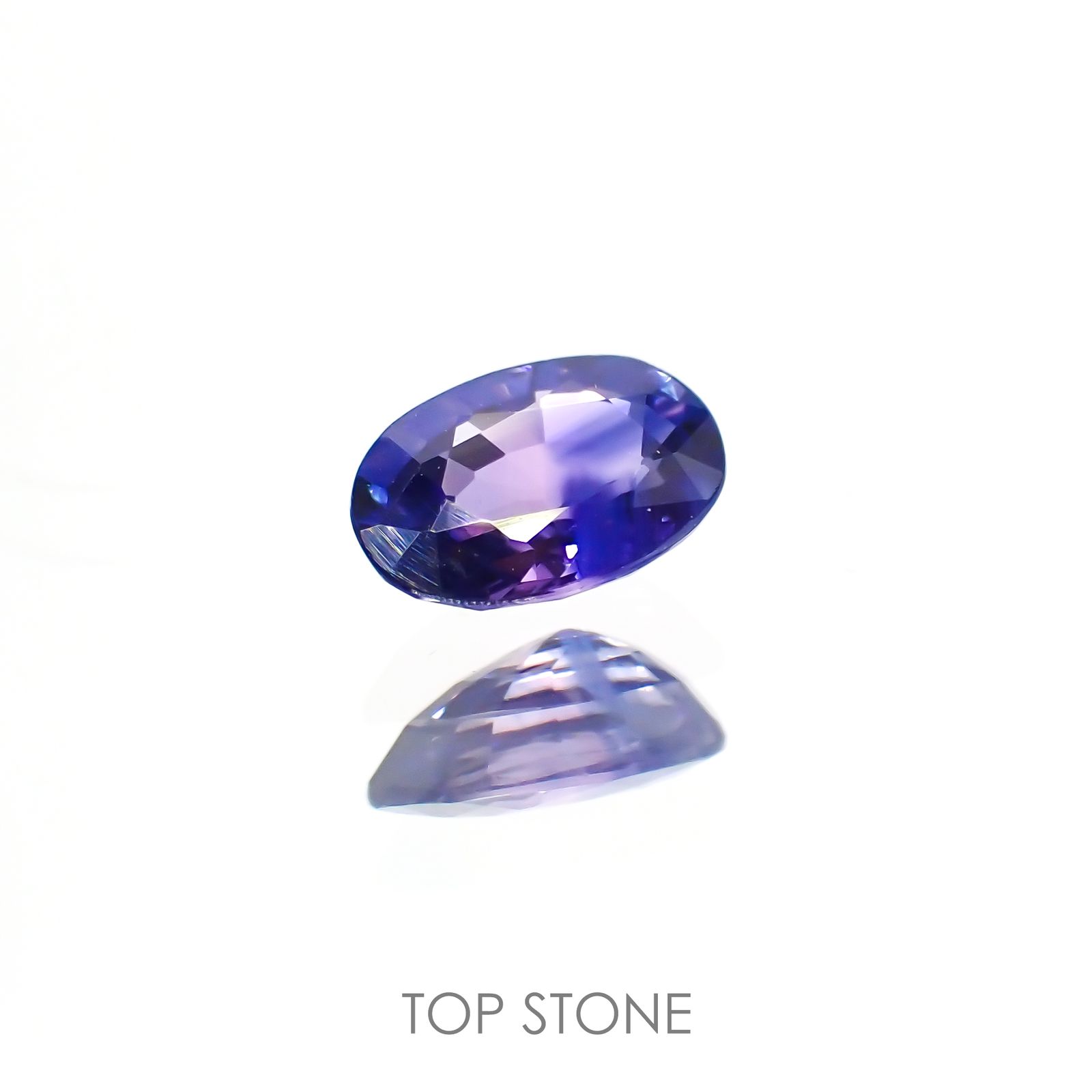 バイカラーサファイア(宝石名バイカラー・サファイア)タンザニア産 0.56ct 識別済[220113891]6x3.9mm前後