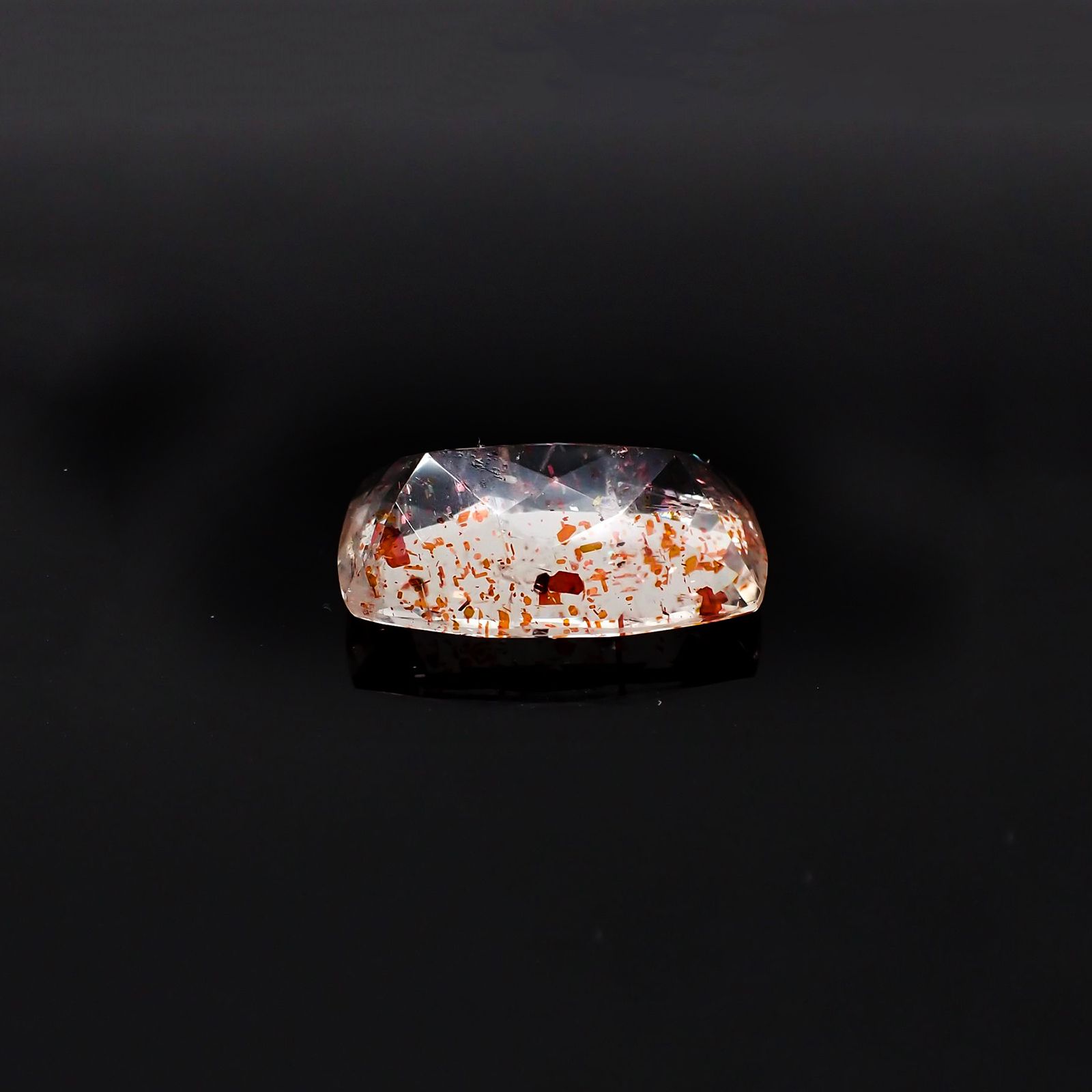 イリュージョンサンストーン(宝石名フェルドスパー) タンザニア産 4.75ct 識別済[210310195]14×9.4mm前後