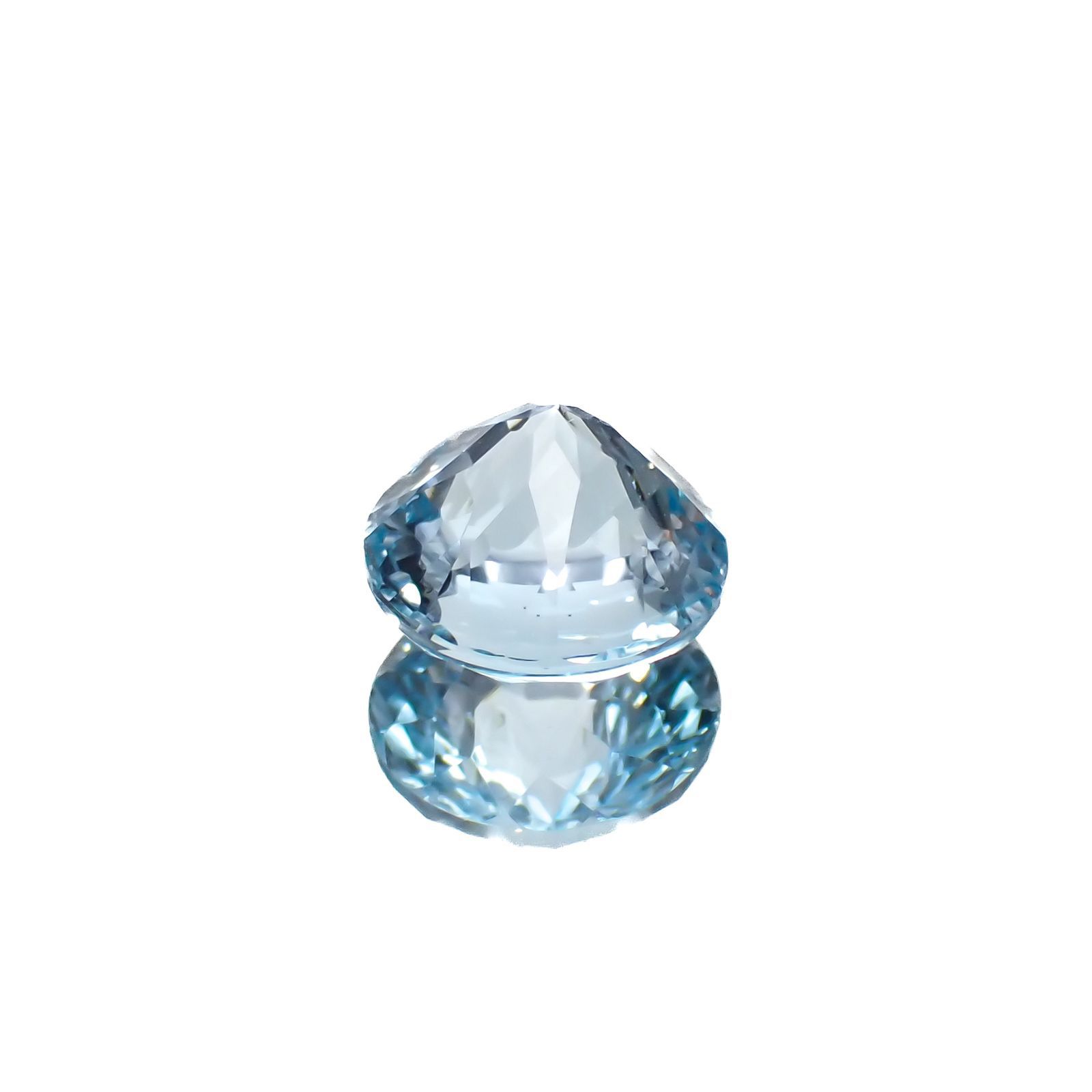 ◇カスタムカット◇ブルートパーズ ブラジル産 4.83ct [251219322]10x10mm前後