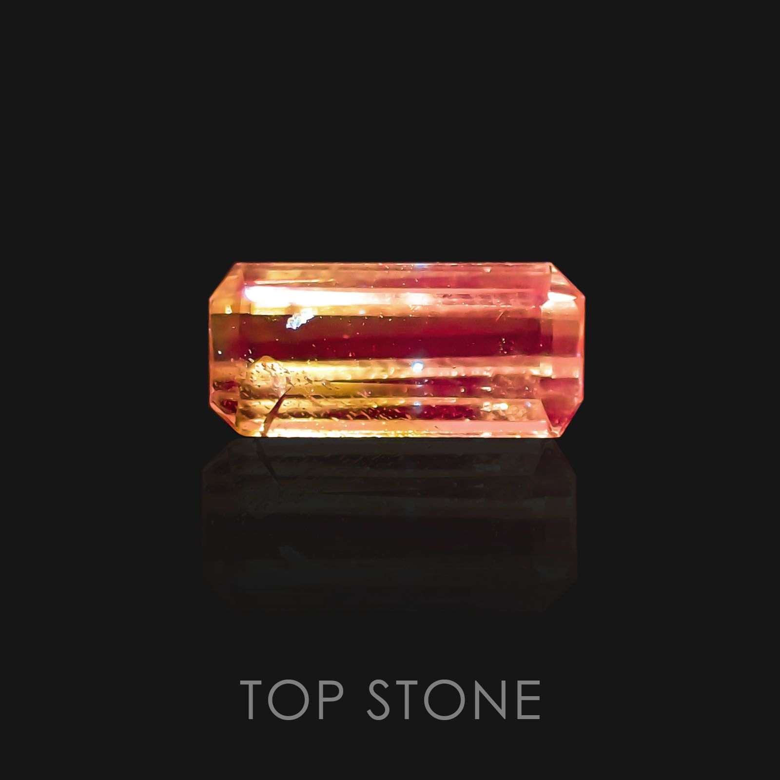 バイカラーツァボライト タンザニア産 ルース 1.52ct[20128482]9.5×4.4mm前後