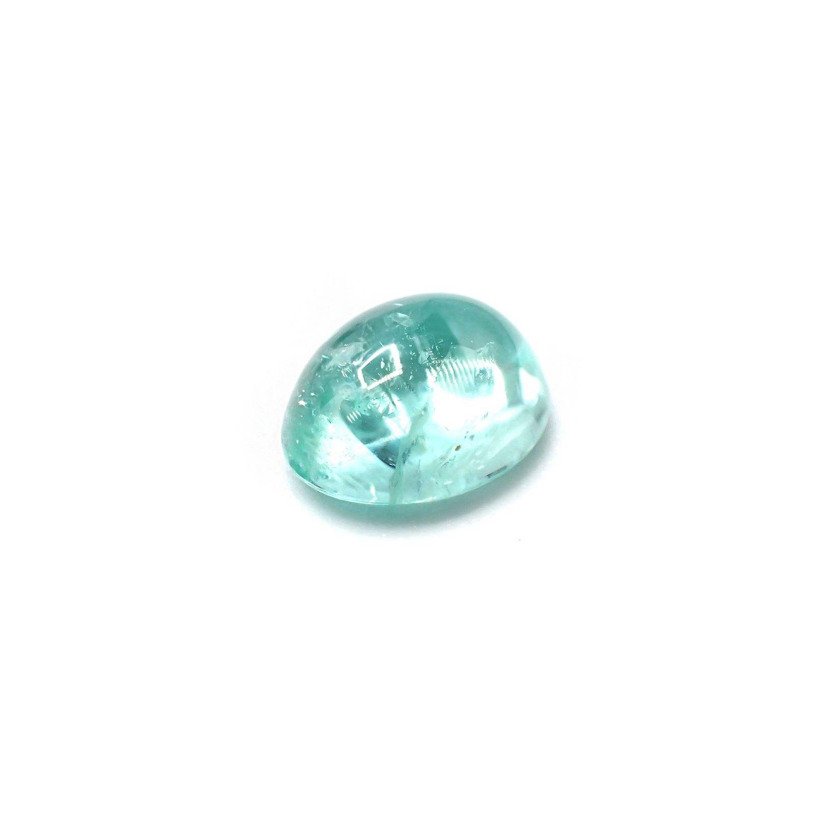 パライバトルマリン ブラジル・キントス鉱山産 1.14ct / 7×5.9mm前後 [260710359]