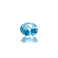 ブルージルコン カンボジア産 0.51ct[240728508]5x4mm前後