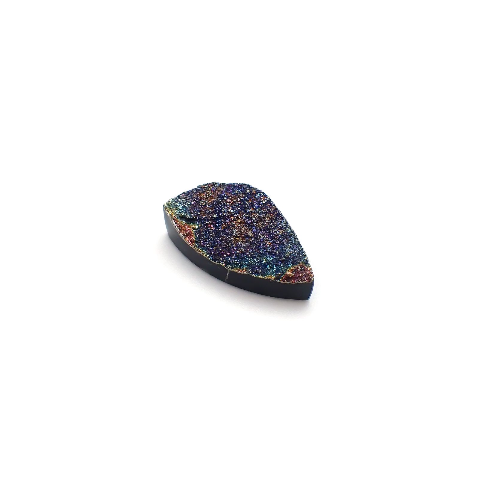 ◇フリーフォーム◇レインボーパイライト 原石 ロシア産 12.03ct[240326425]23.1x13.3mm前後