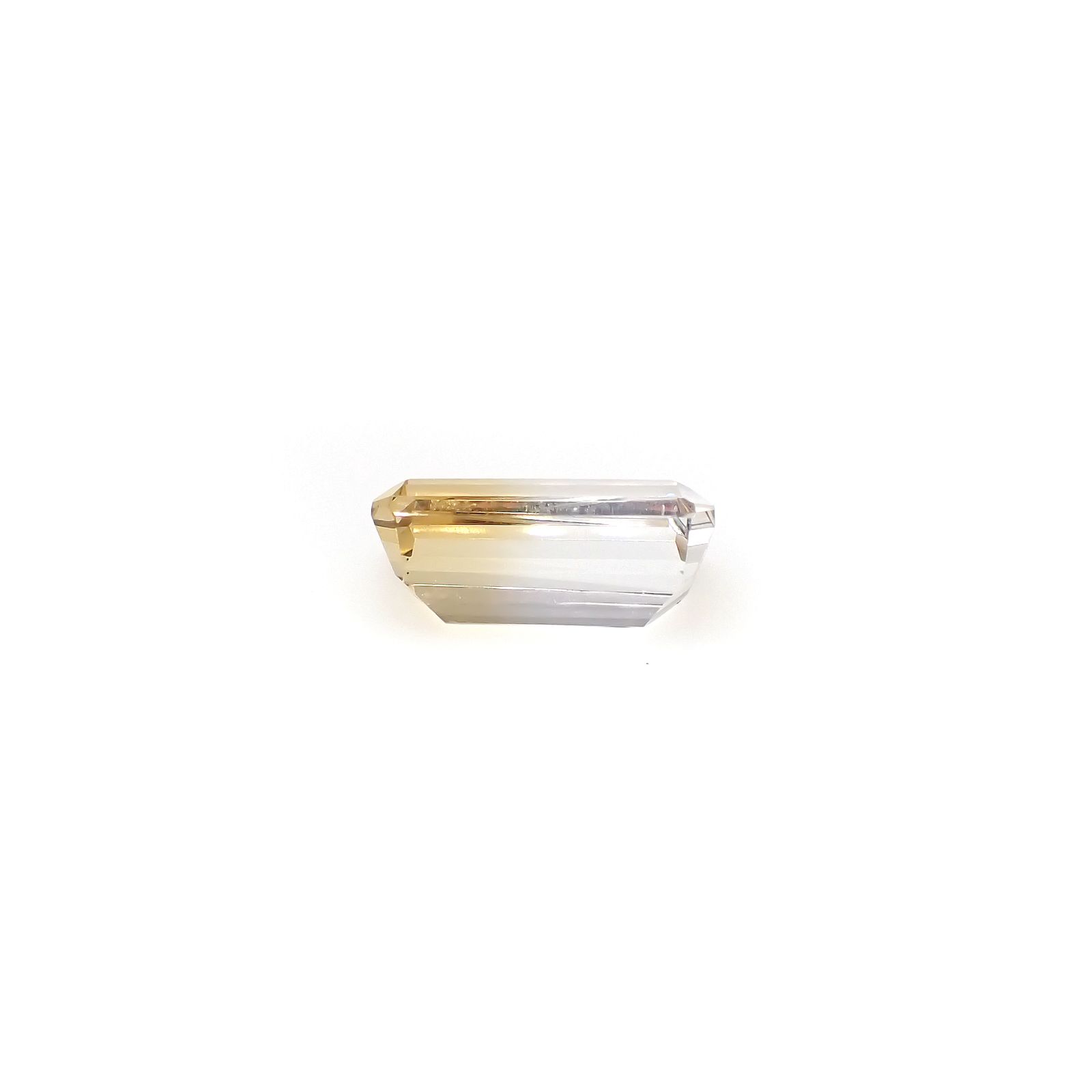 バイカラーシトリン ブラジル・ミナスジェライス州産 5.68ct[240326458]13.9x8.2mm前後